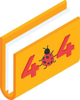 404 Error Folder vector
