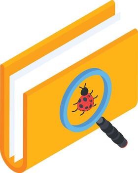 Debugging Folder Icon vector