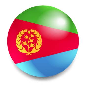 eritrea flagga runda ikon - eritreanska flagga cirkel png