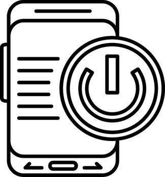 Power Button Switch vector