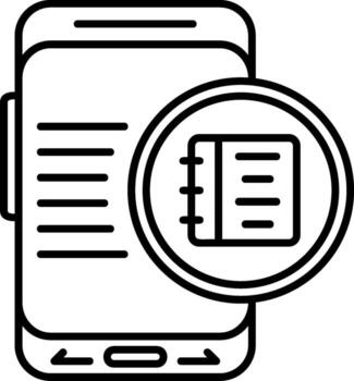 Note Taking Icon vector