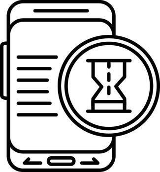 Temporizador cronógrafo icono vector