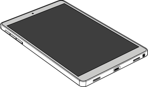 Tablet Device Design for Mobile App and Web Interface Mockups vector