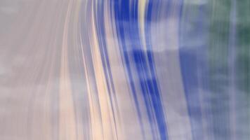 Marin mjuk persika dynamisk abstrakt bakgrund animering med strömmande rader i nyanser av blå, beige, och grön för kreativ använda sig av video