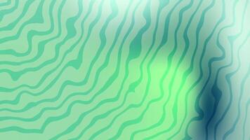 Marin mynta friskhet abstrakt strömmande rader animering med en vibrerande lutning av grön och blå skapande en avkopplande bakgrund. video