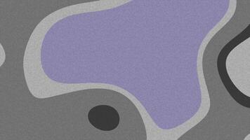 Black Grey Minimal Abstract shapes morphing in a seamless loop with gray and purple tones for modern backgrounds animation video