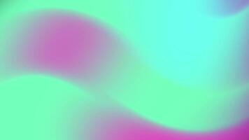 abstracts fascinerande lutning animering med strömmande grön, blå, och rosa nyanser skapande en slät och vibrerande bakgrund video