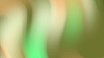 abstracts elegant mjuk grön och beige suddig bakgrund animering med slät strömmande övergångar och gradienter video