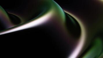 resumen 3d horizontal metálico satín tela suave ola legumbres animación lazo presentación antecedentes tresillo degradado vibrante vistoso líquido fluido onda seda fluir superficie vistoso remolino fondo de pantalla video