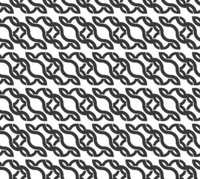 sin costura geométrico modelo de superposición círculos en equilibrado simetría con suave moderno mínimo curvas vector