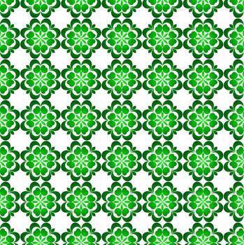 sin costura repitiendo modelo de floral me gusta redondeado círculos con suave bordes y Perfecto simétrico diseño vector