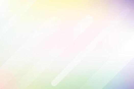 Rainbow blur wave pattern vibrant gradient lines illuminate a bright, colorful abstract background with bokeh vector