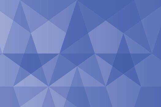 Abstract blue geometric background with triangular shapes and light crystal texture vector