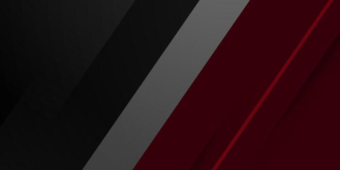 Abstract dark red and gray color futuristic background. Overlap simple shapes pattern background design. vector