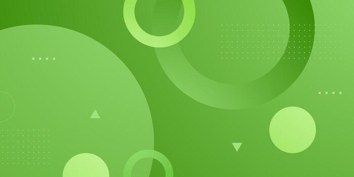 Abstract colorful circle background with green color design. Simple circle shapes geometric style element background. vector