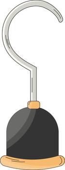 Pirate Treasure Icon with Cartoon Style. vector