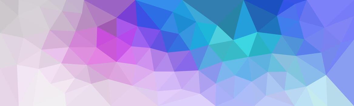A soft geometric background of pastel pink, purple, and blue polygons blending seamlessly into a smooth, modern, and calming abstract design. vector