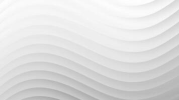 slät vit strömmande kurvor skapa ett abstrakt bakgrund perfekt för presentationer, webbplatser, varumärke, och grafisk design projekt. mångsidig och elegant. video