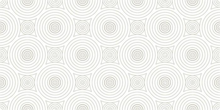 sin costura modelo de concéntrico círculos y cuadrícula en un blanco antecedentes vector