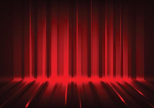 tecnología rojo línea modelo Arte oscuro antecedentes vector