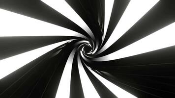 White Rotating Light in Triangular Tunnel Background VJ Loop in 4K video