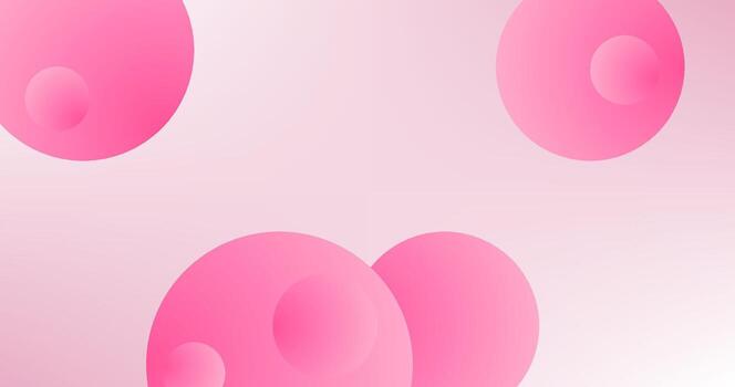 Gradient Abstract background with pink circles and Copy Space for Insert Elements vector