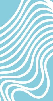 Abstract background with wavy lines in blue colors Vertical illustration vector