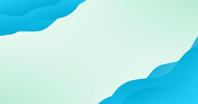 Gradient Abstract aquamarine background with Fluid Layers and Copy Space for Insert Elements vector
