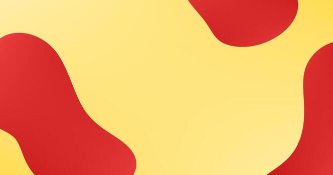 amarillo degradado resumen antecedentes con rojo fluido forma y Copiar espacio para insertar elementos vector