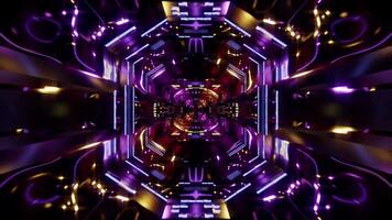 resumen neón cuadrícula movimiento gráficos animación lazo video