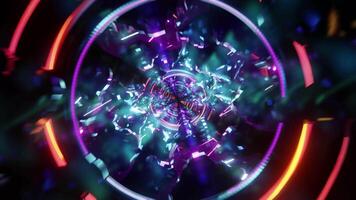 resumen dinámica líneas lazo 4k sin costura movimiento gráficos video