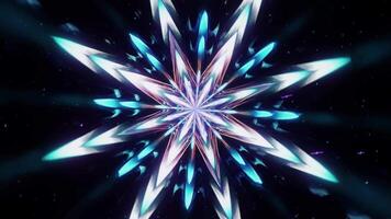 Neon Curve Flow Abstract Motion Graphics Loop video