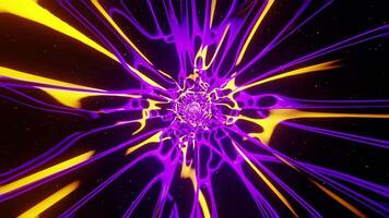 elektrisk stjärna tändning dynamisk visuell dj sekvens element video