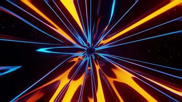 Radiant Line Explosion Abstract Visual Energy Flow Loop video