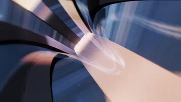 metallisk form flytta abstrakt visuell rörelse slinga sekvens video