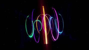 abstract golfvorm lijnen beweging grafiek lus video