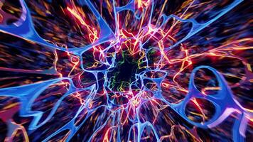 Digital Grid Expansion Abstract Motion Graphics Background video