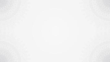 semplice ornamentale circolare mandala modello orizzontale looping animazione sfondo design con neutro morbido gradienti e bene linea arte video