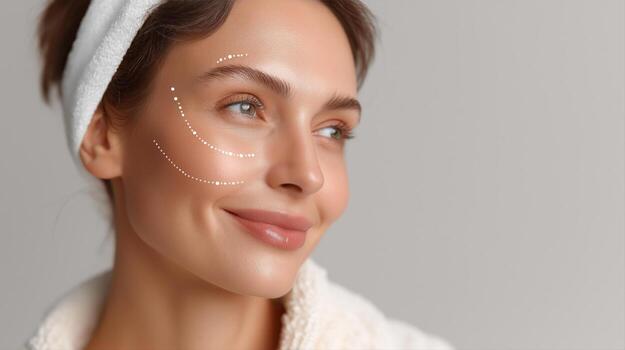 skin tightening procedure preparation photo