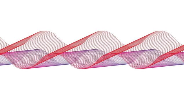Abstract Blend Lines Wavy Pink Colorful Gradient Design Background Illustration vector