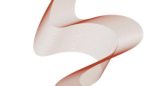 Abstract Blend Lines Wave Curved Brown Color Design Background Illustration vector