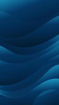 Vertical abstract background with flowing blue waves. vector
