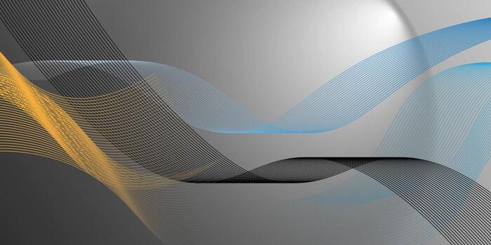 Abstract background with curved lines technology modern. illustration for your business design eps 10 vector
