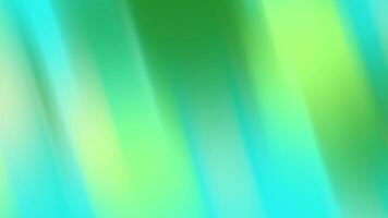 abstracts astratto sfondo animazione con dinamico, sfocato verde e turchese strisce la creazione di un' sereno movimento effetto video