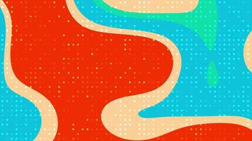 Aurora Heat Abstract background animation with colorful shapes and dots, creating a dynamic and modern design element. video