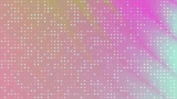 Abstracts Twirls Blink Dot Dynamic pink gradient background with dot matrix pattern and subtle light rays creating a modern design video