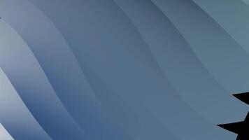 azul cinzento corporativo abstrato animação com curvando, em camadas formas criando profundidade e uma sentido do fluindo movimento e transição video