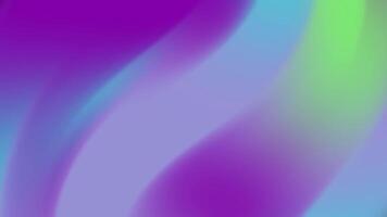 abstracts mjuk färgrik lutning abstrakt bakgrund strömmande mjukt med lila, blå och grön nyanser skapande rörelse video