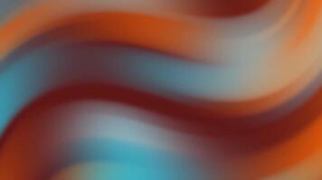 blu inferno astratto pendenza animazione con caldo arancia, freddo blu, e in profondità Marrone colori la creazione di un' liscio flusso video