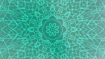 agua azul fascinante cian caleidoscopio modelo animación con suave transiciones creando un hipnótico visual efecto video